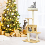 NNECW Multi-purpose Cat Tree with Plush Perch for Kittens and Cats