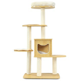 NNECW Multi-purpose Cat Tree with Plush Perch for Kittens and Cats