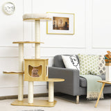NNECW Multi-purpose Cat Tree with Plush Perch for Kittens and Cats