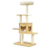 NNECW Multi-purpose Cat Tree with Plush Perch for Kittens and Cats