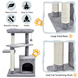NNECW 4-Layer Cat Tree with Scratching Posts for pet