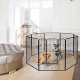 NNECW 120cm 8 Panel Height Pet Playpen for Dog & Cat & Rabbit