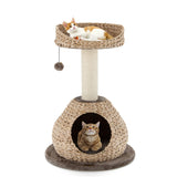 NNECW Cat Activity Tree with Jump Platform and Scratching Post for Kittens