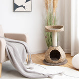 NNECW Cat Activity Tree with Jump Platform and Scratching Post for Kittens