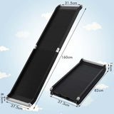 NNECW 160cm Folding Pet Ramp with Non-slip Surface for Car & Bed