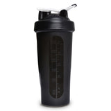 NNEDPE Powertrain 700ml Shaker Bottle Protein Water Sports Drink Black