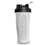 NNEDPE Powertrain 700ml Protein Shaker Bottle Water Sports Drink White