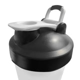 NNEDPE Powertrain 700ml Protein Shaker Bottle Water Sports Drink White