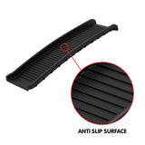 NNEDPE Foldable Car Dog Ramp Vehicle Ladder Step Stairs - Black