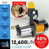NNEDPE Hydro Active 5 Stage High Pressure Auto Water Pump - 1800W