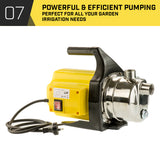 NNEDPE Hydro Active 800w Weatherised water pump Without Controller- Yellow
