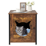 NNECW Vintage Cat Washroom Furniture with Ventilated Hole