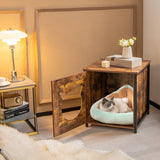 NNECW Vintage Cat Washroom Furniture with Ventilated Hole