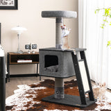 NNECW Cat Climb Stand with Scratching Ramp & Posts