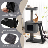 NNECW Cat Climb Stand with Scratching Ramp & Posts