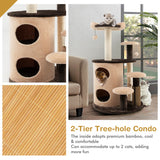 NNECW 6-Tier Cat Tree Tower with Scratching Posts for Pet