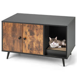NNECW Modern Hidden Cat Litter Box Furniture for Indoor Cats