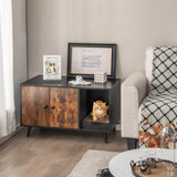 NNECW Modern Hidden Cat Litter Box Furniture for Indoor Cats