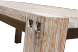 NNEDSZ 2 Metre table White Brush Finish