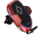 NNEIDS Qi Wireless Car Charger Phone Holder Red