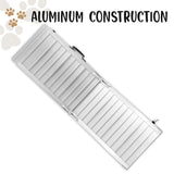 NNEDPE Foldable Aluminium Dog Ramp - 122 x 38 cm