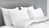 NNEDPE Duck Down Feather Pillow Twin Set - 1.3kg