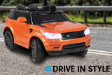 NNEDPE Range Rover Inspired 12v Ride-On Kids Car Remote Control - Orange