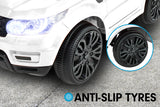 NNEDPE Range Rover Inspired 12v Ride-On Kids Car Remote Control - White