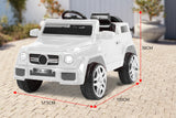 NNEDPE Mercedes Benz Inspired 12v Ride-On Kids Car Remote Control  - White