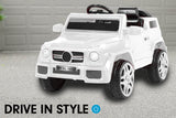 NNEDPE Mercedes Benz Inspired 12v Ride-On Kids Car Remote Control  - White