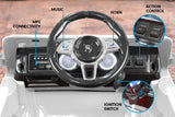 NNEDPE Mercedes Benz Inspired 12v Ride-On Kids Car Remote Control  - White