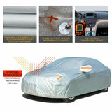 NNEIDS Waterproof Adjustable Large Car Covers Rain Sun Dust UV Proof Protection YXXL