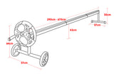 NNEDPE Adjustable Swimming Pool Roller - 6.7m