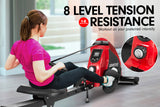 NNEDPE Powertrain Foldable Rowing Machine Magnetic Resistance RW-H02 - Red