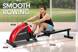 NNEDPE Powertrain Foldable Rowing Machine Magnetic Resistance RW-H02 - Red