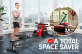 NNEDPE Powertrain Foldable Rowing Machine Magnetic Resistance RW-H02 - Red