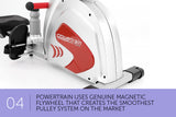 NNEDPE Powertrain Magnetic Flywheel Rowing Machine - Silver