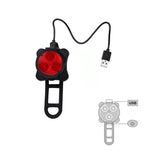 NNEDSZ Waterproof Bicycle Bike Lights Front Rear Tail Light Lamp USB Rechargeable IPX4