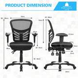 NNECW Ergonomic Mesh Recliner Chair with Adjustable Backrest for Gaming