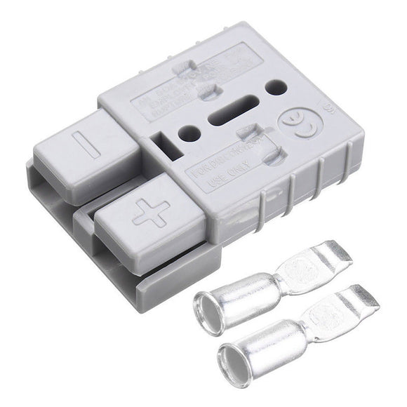 NNEDSZ Anderson Style Plug connector 50AMP Caravan Trailer Solar 6AWG GREY