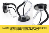 NNEDPE Electric Plaster Wall Drywall Sander with LED - 700W