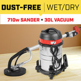 NNEDPE Drywall Sander JHS-225C with 30L Vacuum Cleaner
