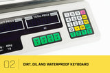 NNEDPE 40kg Digital Kitchen Food Scale White