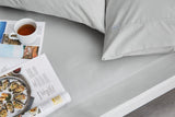 NNEKG 300TC Classic Percale Fitted Sheet (Silver King)
