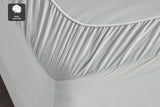 NNEKG 300TC Classic Percale Fitted Sheet (Silver King)