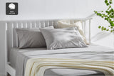 NNEKG 300TC Classic Percale Sheet Set (Silver Queen)
