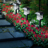 NNEIDS 12x LED Solar Power Garden Landscape Path Lawn Lights Yard Lamp Outdoor Lighting