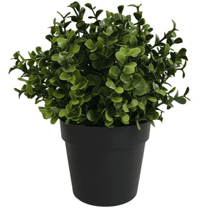 NNEDSZ Potted Artificial Buxus Plant UV Resistant 20cm