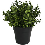 NNEDSZ Potted Artificial Buxus Plant UV Resistant 20cm