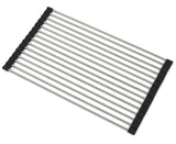 NNEDPE Stainless Steel Kitchen Sink Roller Mat - 255 x 450mm